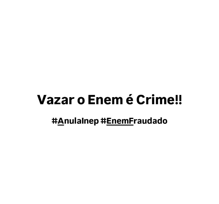 FahatGabriel's tweet photo. NÃO PODEMOS ACEITAR ISSO E ABAFAR O CASO TEMOS QUE IR NAS RUAS LUTAR PELO NOSSO DIREITO COMO ESTUDANTE
#anulaenem #Anulainep #Vamosprasruas https://t.co/ZtomWhgLSX