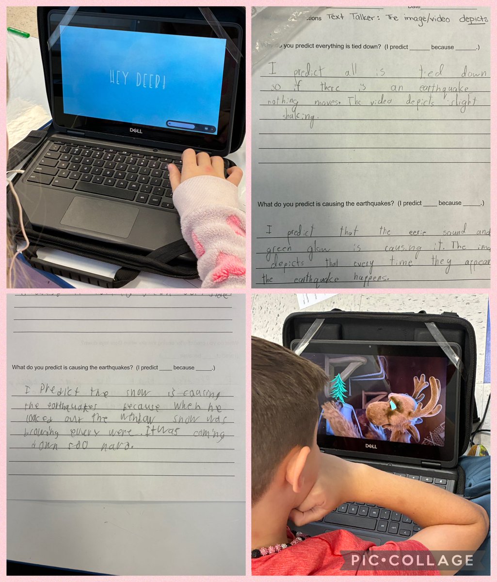 Using the short Hey Deer! to practice making predictions