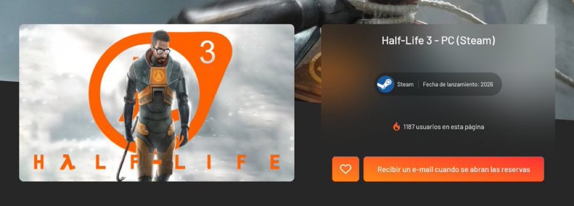 Pirat_Nation's tweet image. Half-Life 3 has been listed on Instant Gaming 

No official announcement yet.