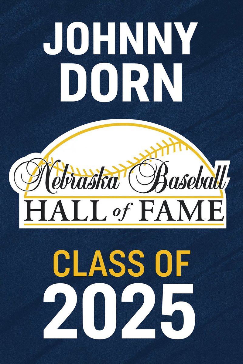 GISHbaseball's tweet image. Congratulations to 2004 Islander Baseball Alum Johnny Dorn for being inducted into the Nebraska Baseball Hall of Fame class of 2025.