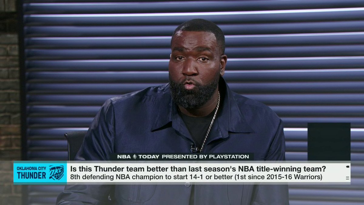 "They're going to repeat."

@KendrickPerkins sees the Thunder going back to back this season 🏆 