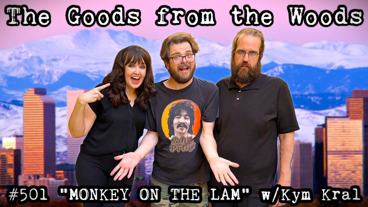 TODAY! @kymkral is here for a mile high time! We talk about a monkey carrying ALL of the diseases on the loose in MS. Then we try a mocktail made by a new dad who can't wait to get drunk with his baby &amp; Kym takes us through her CO hometown where a cannibal is buried! Lynx-N-Reply