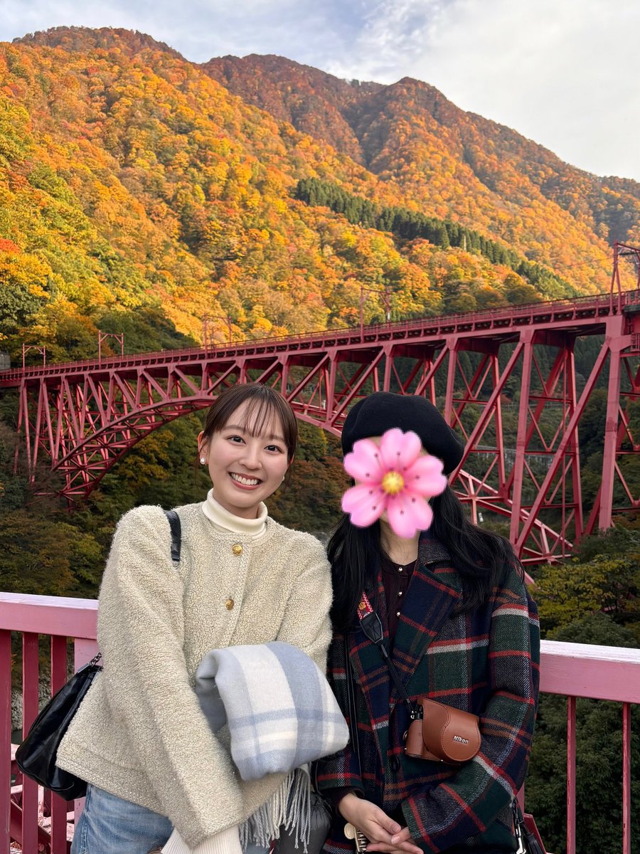 Takabon_1024's tweet image. Wakaba_Sasaki 😄🚂 ～Instagram
#富山 #黒部峡谷 #やまびこ橋