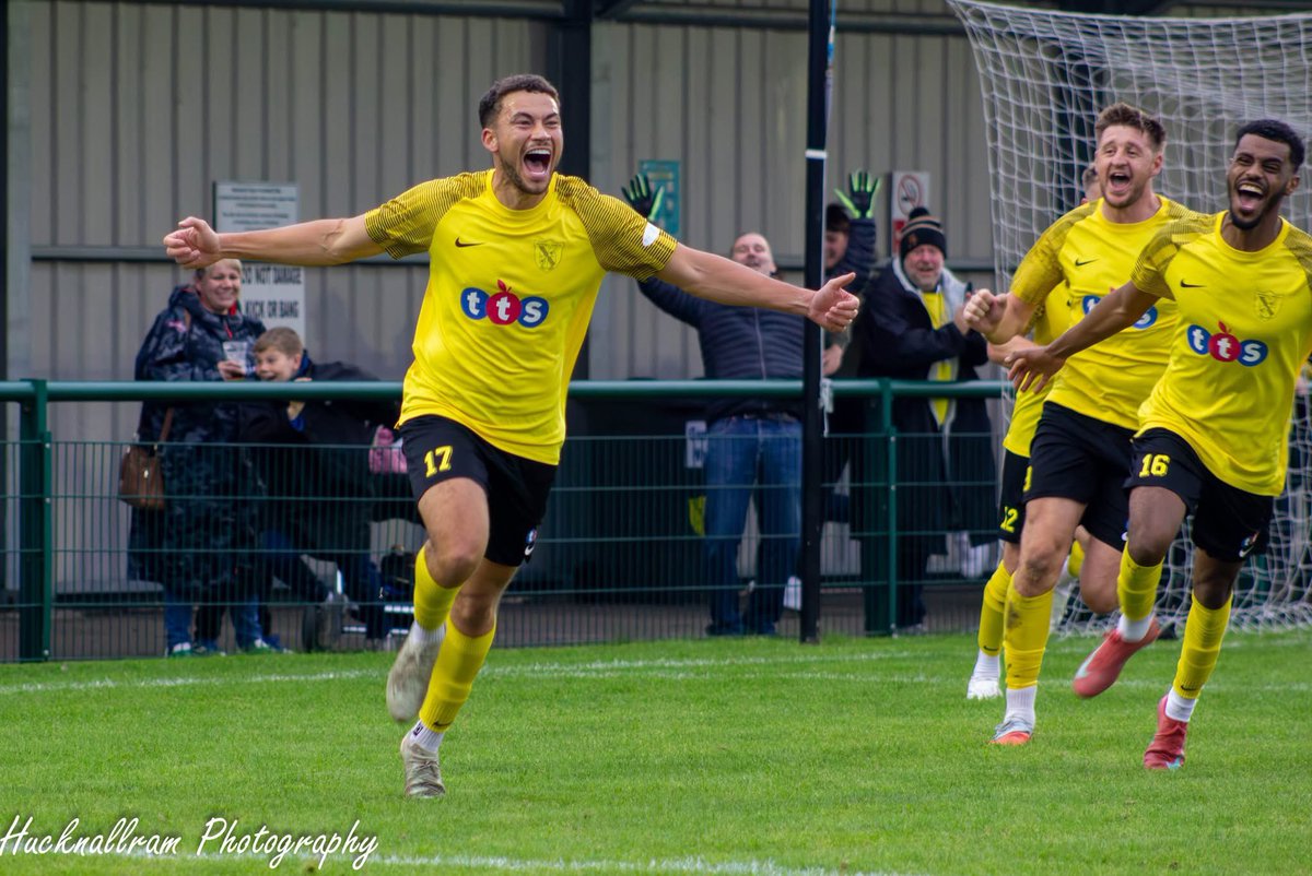 🎉 Happy Birthday, Trevell Lindo! 🎉

Big shoutout to Trev, stepping up to the 1st Team and already making an impact

That last-minute winner vs Deeping Rangers to seal the 2–1 win was pure magic💛🖤

Have a top day, Trev! Here’s to more goals &amp; big moments in a Hucknall shirt!