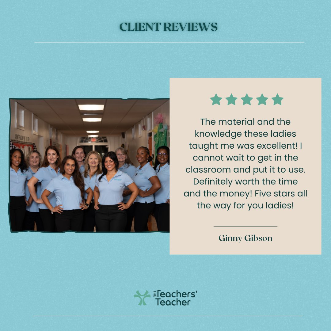 TTTSuccess's tweet image. Hearing your success stories and feedback reminds us why we do what we do! 🤩

Ready to see the difference we can make together? Let’s talk! 

🖥️ theteachersteacherllc.net

#T3success #studentengagement #teacherhelp #teacherresources  #educationmatters #educationalresources