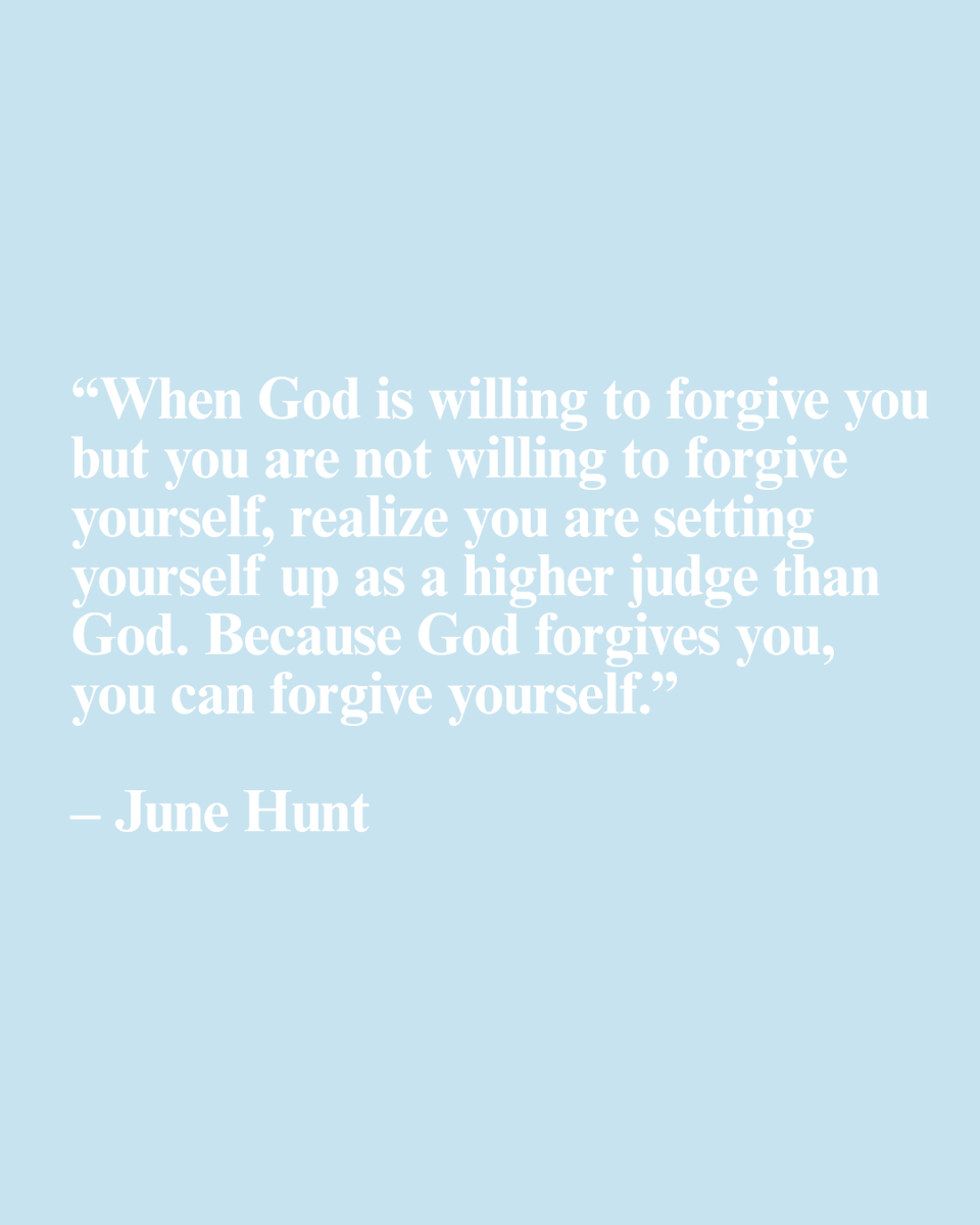 JuneHuntHope's tweet image. God is always wiling to forgive you. 

If God, in His perfect wisdom and compassion, extends you forgiveness, shouldn’t you also show yourself that same grace? 

#forgiveness #Godsgrace