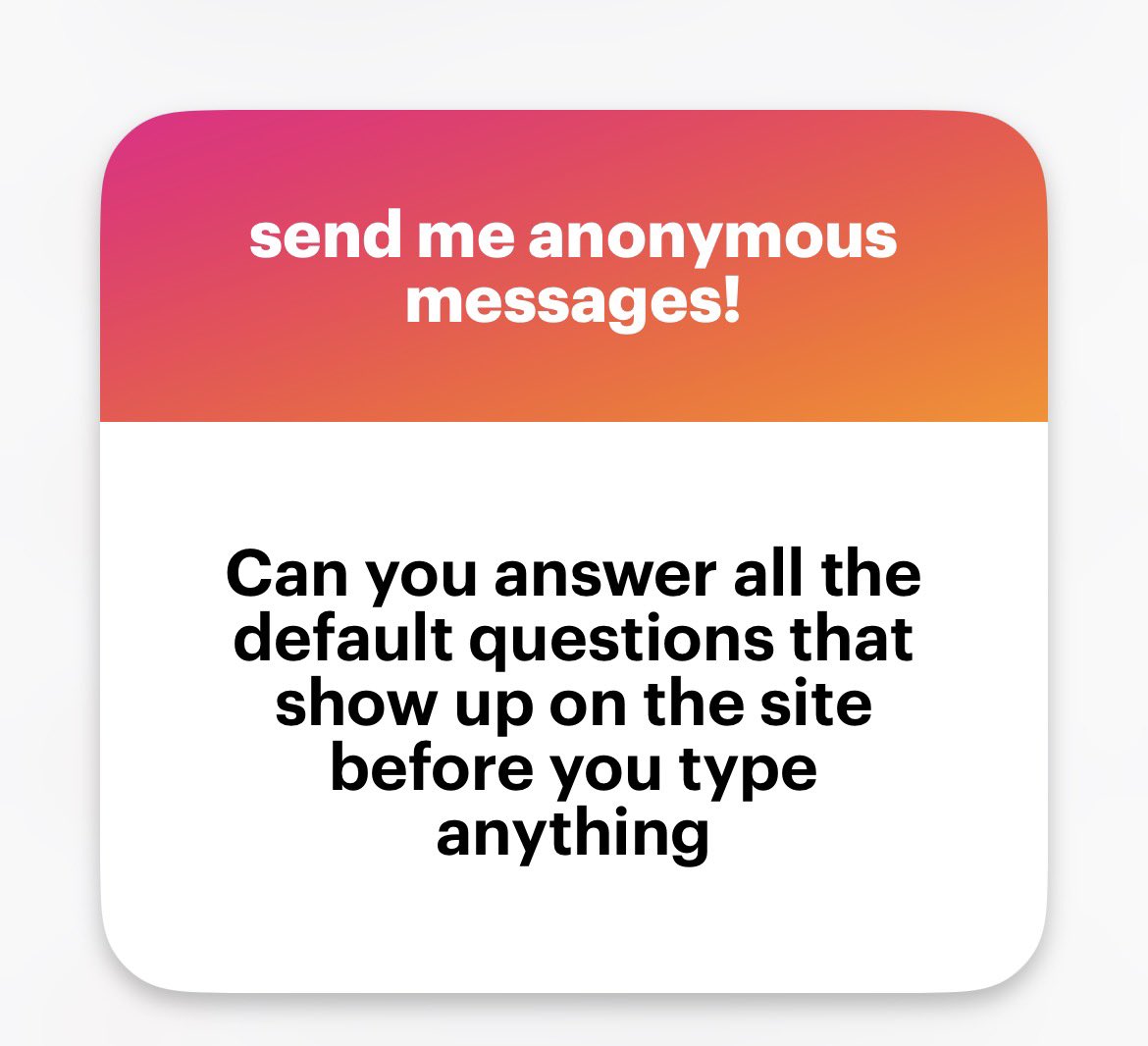 I can’t see those I don’t think,