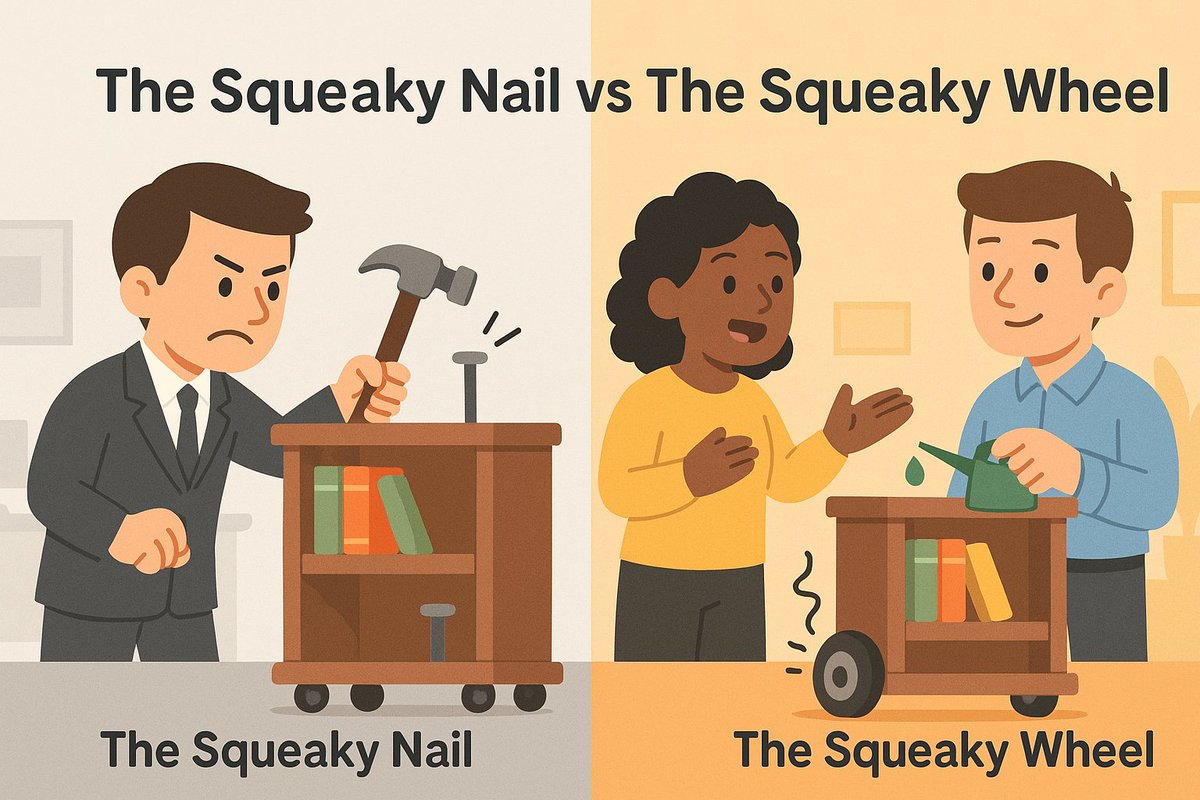 この記事は非常に興味深いです。チームやシステム内でどのように質問し、自分自身を位置づけ、問題を解決するかについての素晴らしい比喩です。

著者は対照的な 2 つのことわざを巧みに使用して、職場と人生において「型破り」であることの 2 つの異