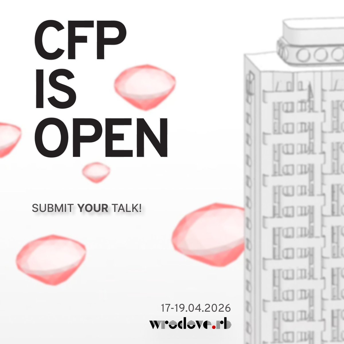 wrocloverb's tweet image. Are you passionate about Ruby and have insights to share💡? 

Step up to the #wrocloverb stage and inspire your fellow developers with your unique experiences and knowledge.

Discover what speaking at wroclove.rb entails and submit your talk➡️wrocloverb.com/speakers