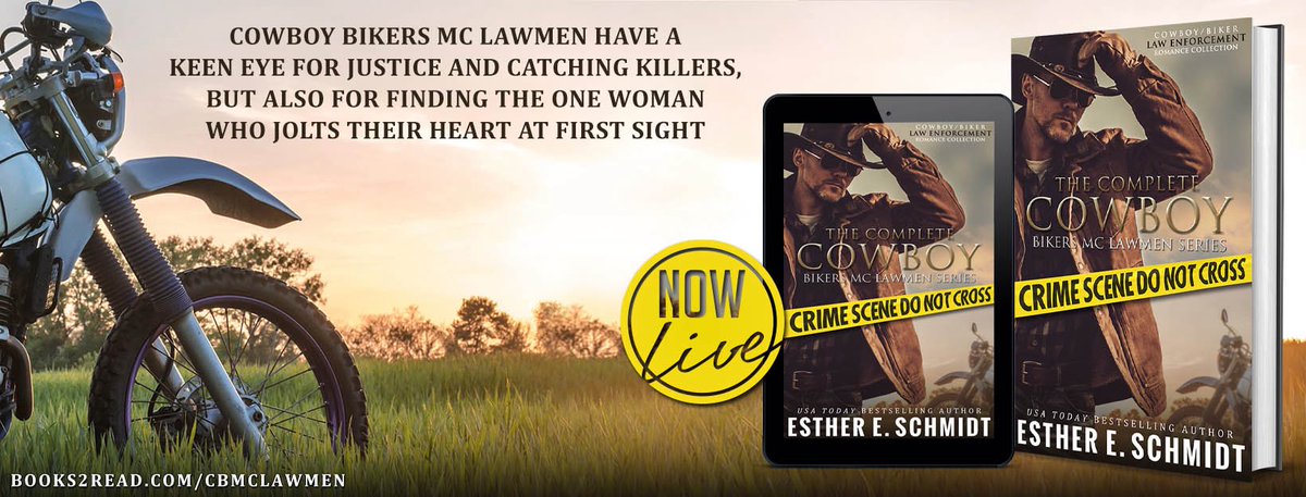 #OUTNOW The Complete Cowboy Bikers MC Lawmen Series from <a href="/EstherESchmidt/">Esther E. Schmidt</a> get it here:books2read.com/CBMCLawmen
