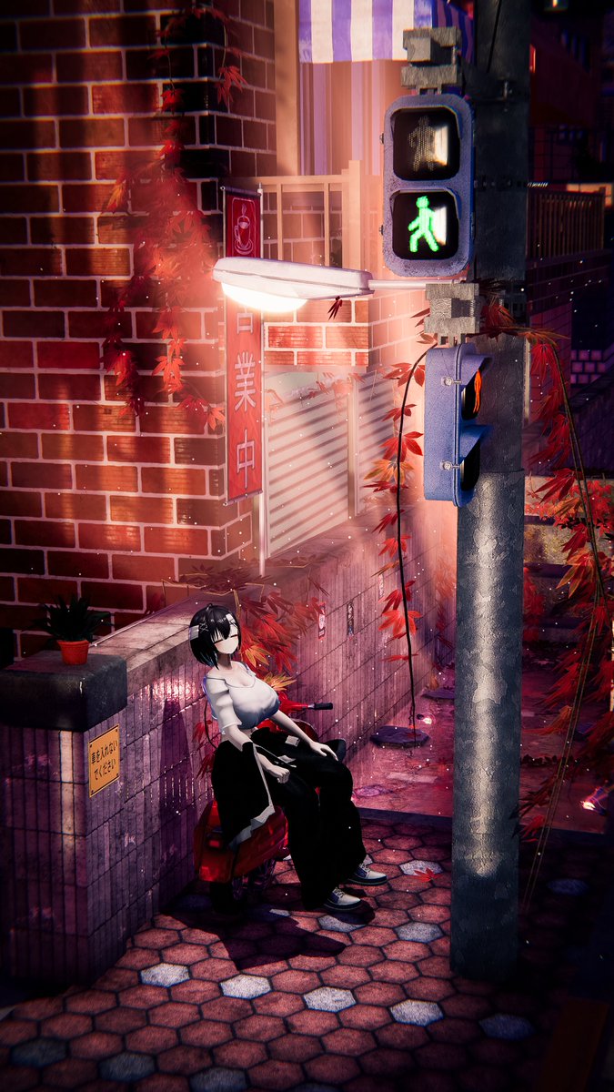 " 멈춰 선 이 자리에서 잠깐 쉬어갈레... "

#VRChat #VRChatPhotography