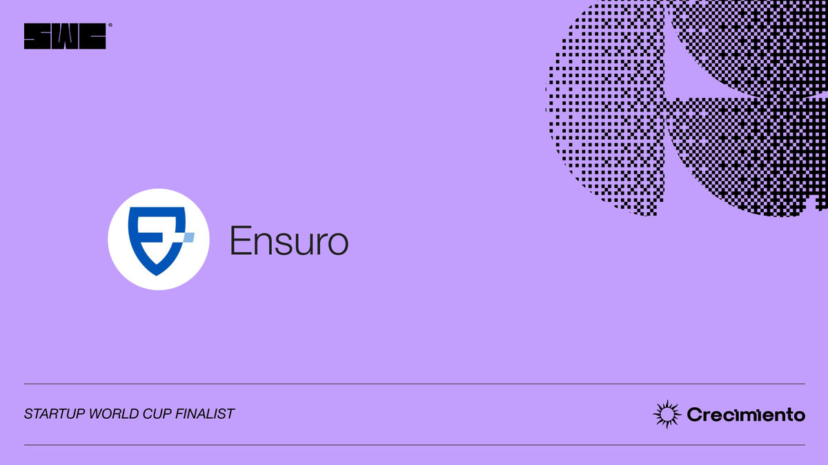 ENSURO — STARTUP WORLD CUP FINALIST

<a href="/Ensuroproject/">Ensuro</a> is a blockchain-based licensed (re)insurance company.

One of the 12 best startups of the competition who will pitch at the Grand Finale of the Startup World Cup. The winner will make history this Nov 19 at Devconnect.