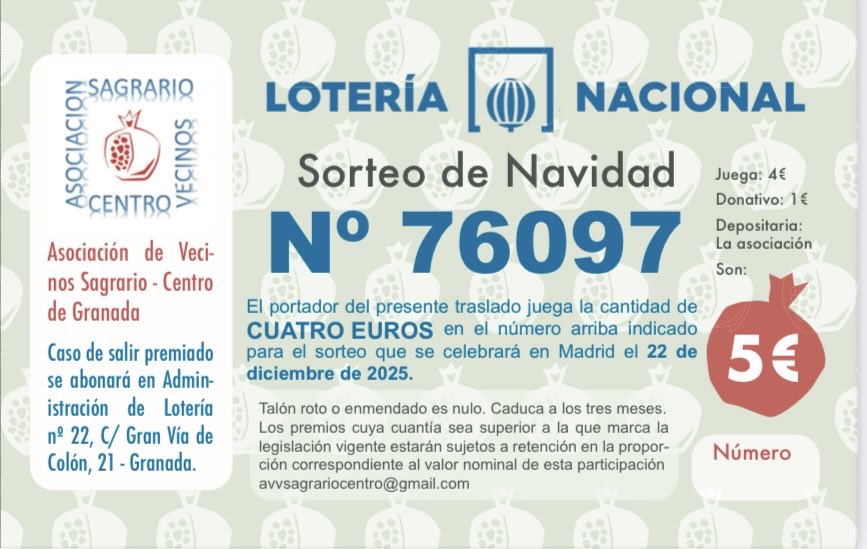 SAGRARIOCENTRO's tweet photo. No te quedes sin ella! #loteríaDeNavidad https://t.co/Gz5yZHksHP