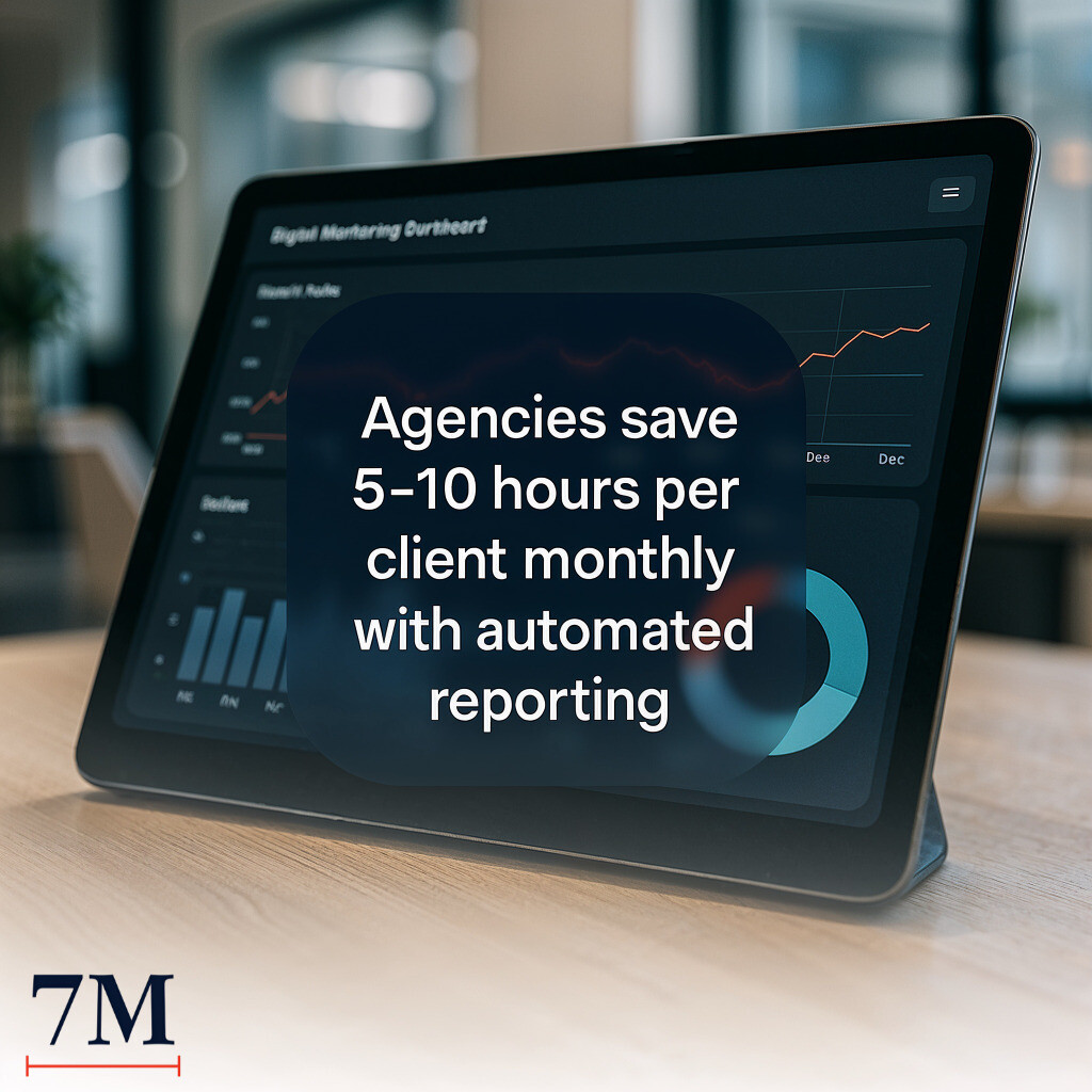 aaronparkinson's tweet image. Transform your agency’s client reports with automation. Save time, increase accuracy, and improve retention. See how in our latest blog: 7milemedia.com/post/automatin… #AgencyGrowth #MarketingAutomation #ClientReporting