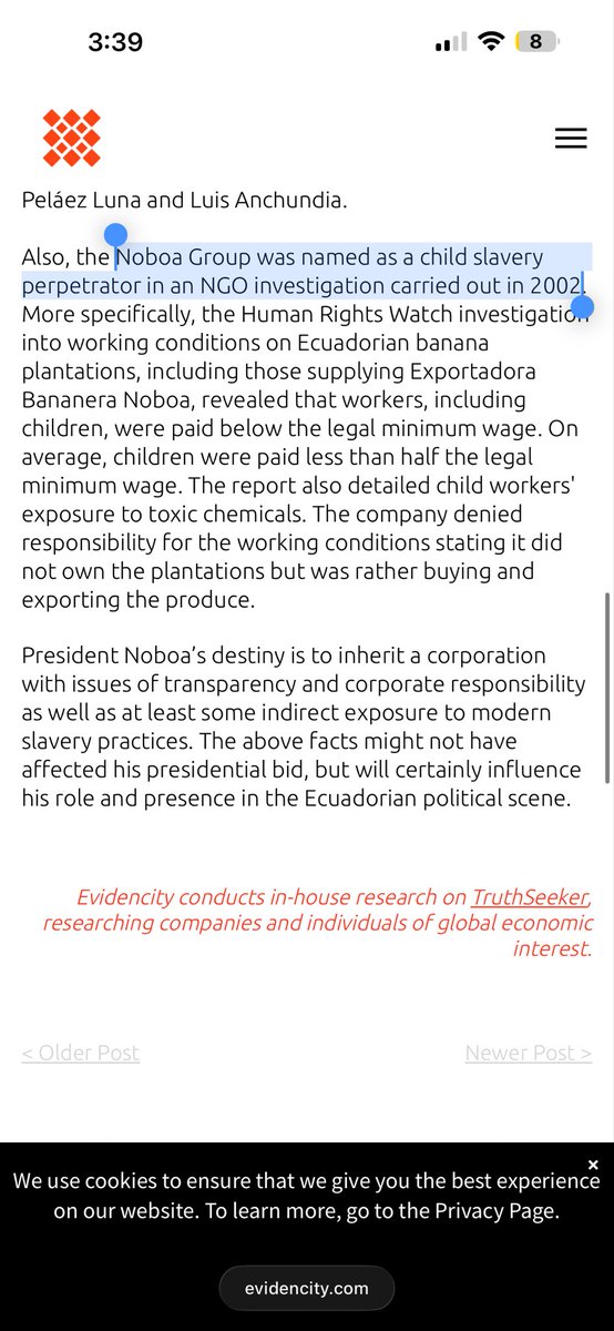 _Joham_'s tweet image. Así es, no como ellos. Los denunciados en cortes internacionales por esclavitud infantil. Ellos son los buenos.