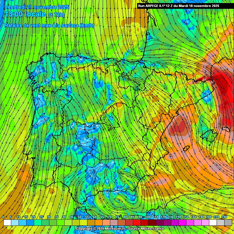 alexmegapc's tweet photo. Som a poques hores d'una entrada àrtica amb recorregut marítim molt freda per ser un novembre. Observeu com el JET se'ns tira a sobre i ens arrossegarà una massa freda a 500 hPa uns 5.500m que es podria moure entre els-30/-34,molts hiverns quasi ni els hem rascat. Geopotencials baixos i tramuntana i mestral activada amb ganes. Nevada de nord que arrancarà dimecres vespre, pararà dijous mati i tindrem el pas d'un front que ens deixarà les clàssiques precipitacions per rebuf entre el mar i la costa central i nord. Almati la cota es mantindrà relativament alta entre 1000/800m a la tarda entrarà la massa més freda i anirà baixant progressivament per situar-se cap al vespre als 700m, i serà a la matinada on podem tenir el moment "faroling" la cota es podria situar progressivament fins als 400m, tot i això, en principi la precipitació aniria a menys. La nevada de nord s'activaria sobretot dijous a la tarda i especialment tota la matinada de divendres on pot nevar maco al vessant nord de la serralada. Divendres tramuntana i mestral encabronades i una sensació de ple hivern maca, com feia temps. Demà podrem afinar ja arribaran els models d'alta resolució. Continuem amb el F5.  #meteo
