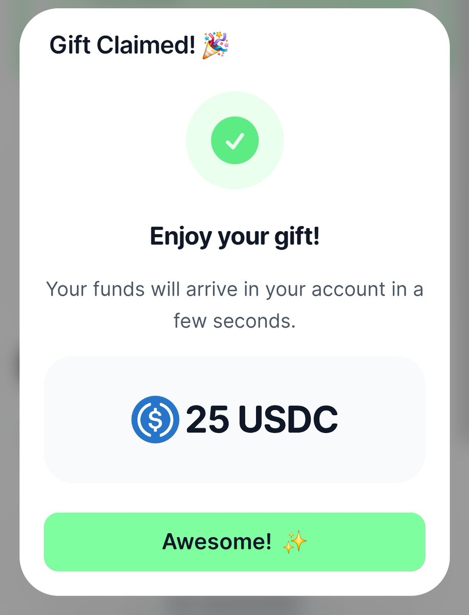 Just tested the <a href="/pivyme/">PIVY | Cypherpunk Hackathon</a> payment system and it's so mind-blowing, aesthetic and seamless.

Pivy is giving $5 to 5 persons to test their product.

- Just follow <a href="/pivyme/">PIVY | Cypherpunk Hackathon</a> <a href="/Silverhard_/">Silverhard.sui (zone arc)</a> 
- Will pick 5 random persons to PIVY them.

PS: to the winners; lmk what you feel about it.

24hrs