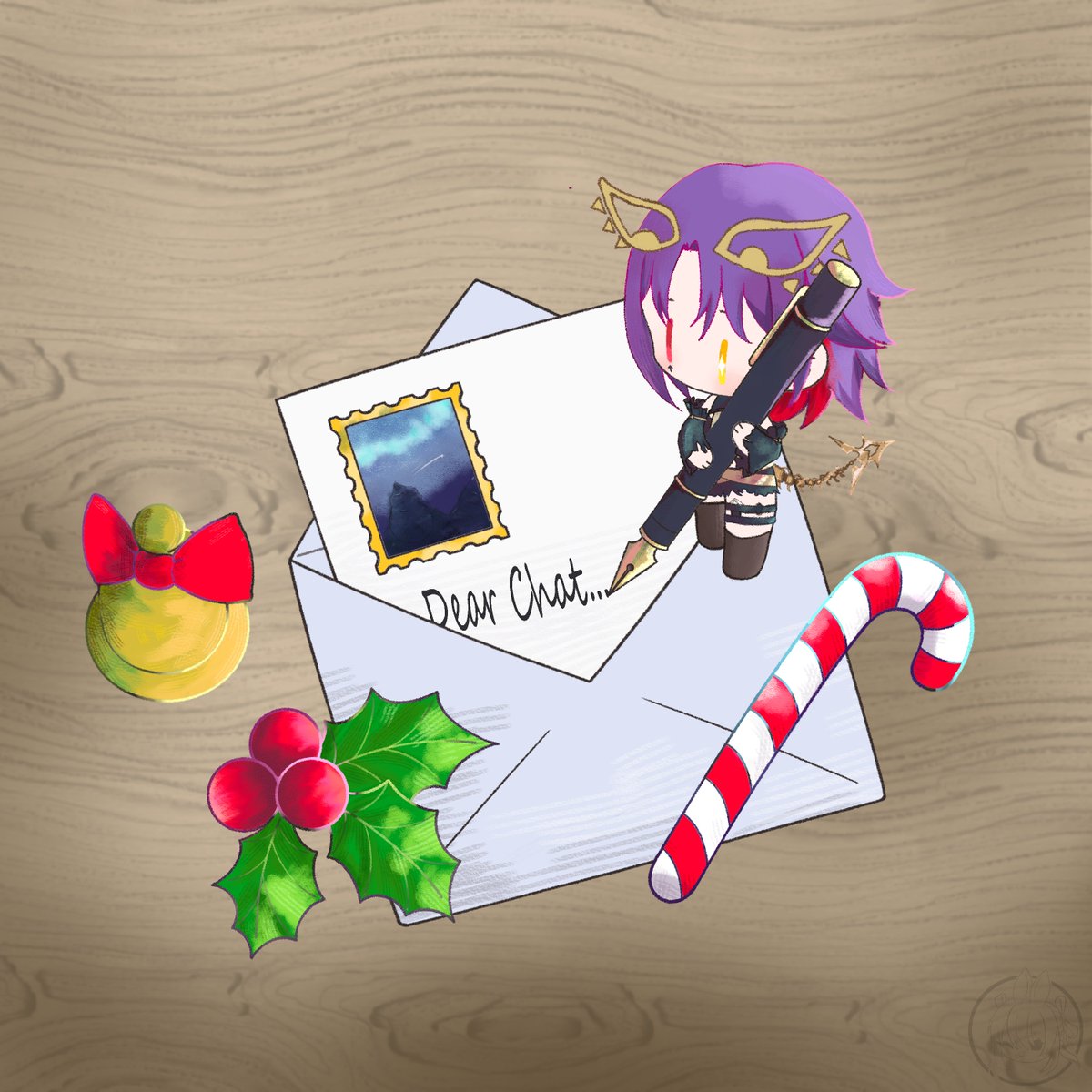 Ghastly_Bunn04's tweet photo. aaahaha, I picked up @/Zhenzhu_mantao's Christmas Letter base yesterday and didn't sleep until I finished it :3 I'm so happy with how my lil Boss came out. 

I want at least 2 more examples so...#VTubers 

LIKE❤️
RETWEET🔁
DROP PNG🗨️

#VGen PORTFOLIO PRACTICE https://t.co/CnrEKIKy4L