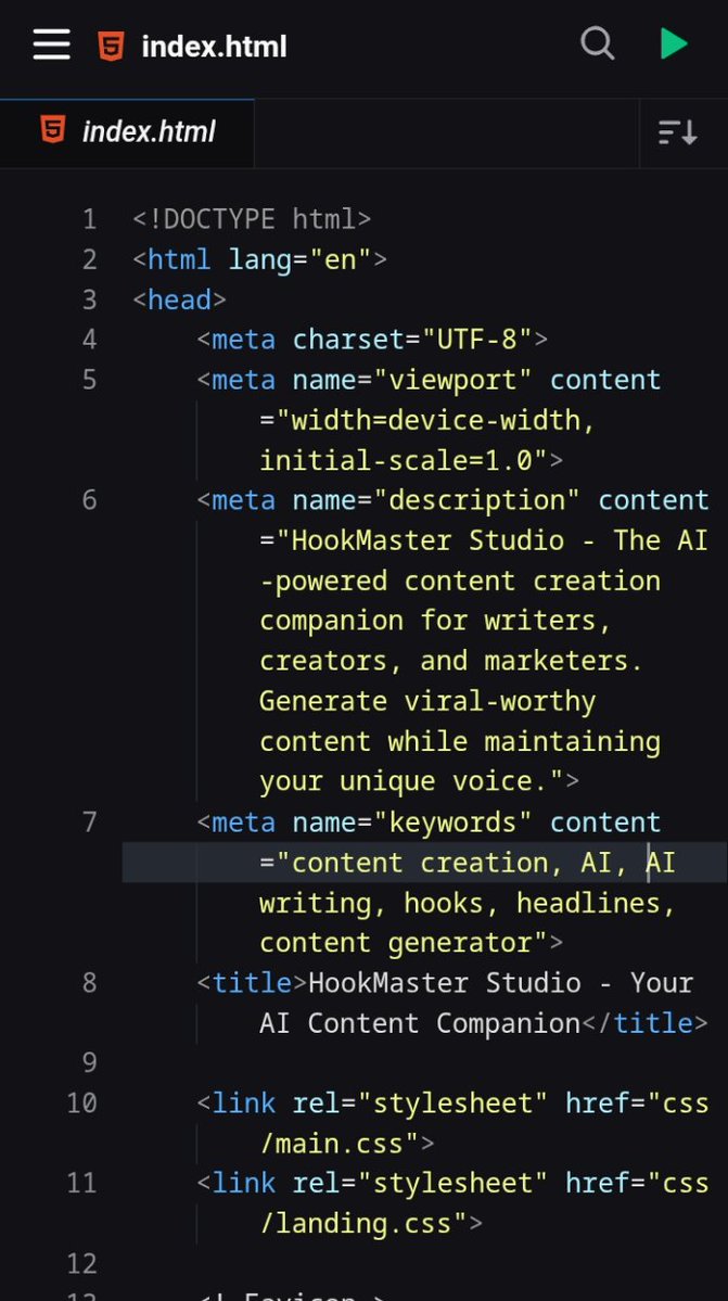 FasunladeF's tweet image. Today was rough.  
Lost my phone on my way to hometown, found it by God’s grace 🙏  
I dey stress, but I still gat write HTML for HookMaster landing page   
Small small, one line at a time, we go reach there.  
Follow me on this journey 🙏🔥
#WebDev #BuildInPublic #100DaysOfCode