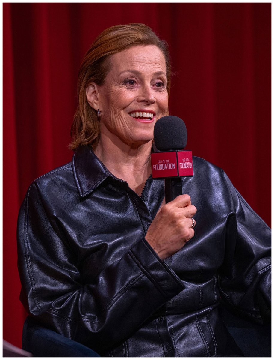 SWamovieaday's tweet image. Career Retrospective With Sigourney Weaver at the SAG-AFTRA Foundation.

#SigourneyWeaver