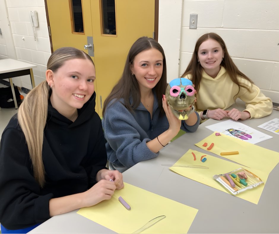 LockerbyNet's tweet image. Last week, students in our Grade 12 Introduction to Kinesiology class applied their knowledge of the musculoskeletal system by engaging in a hands-on project, creating a 3D model of the craniofacial muscles they have been learning about!