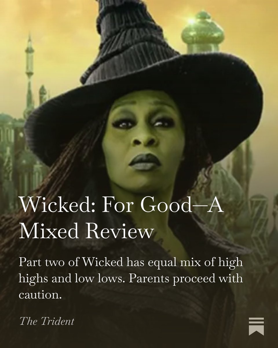Here's my review of Wicked: For Good. If you're a parent who's considering taking your kids, please read this! If you know someone planning to take their kids, share this with them. majacobs.substack.com/p/wicked-for-g…