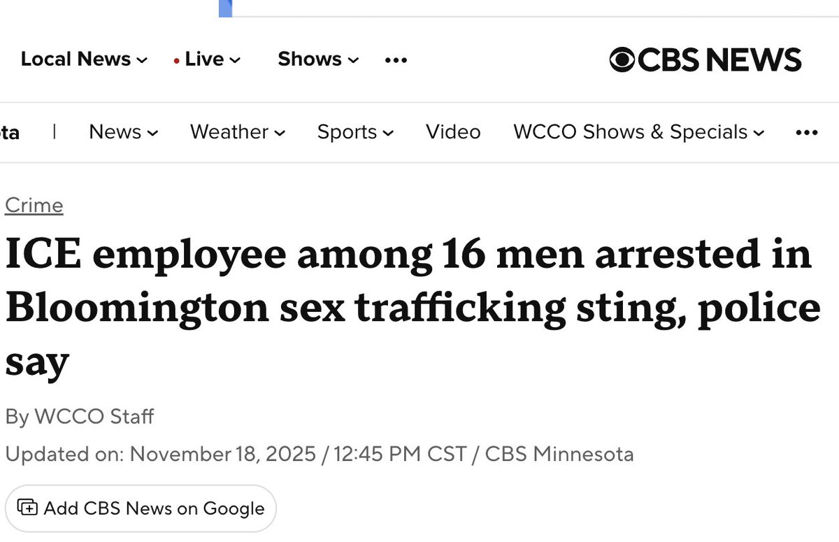 As the NY Times reported this weekend, ICE has drastically reduced its sex trafficking investigations, and I guess at least one ICE employee may have seen an opportunity. Note it was the locals who arrested him.