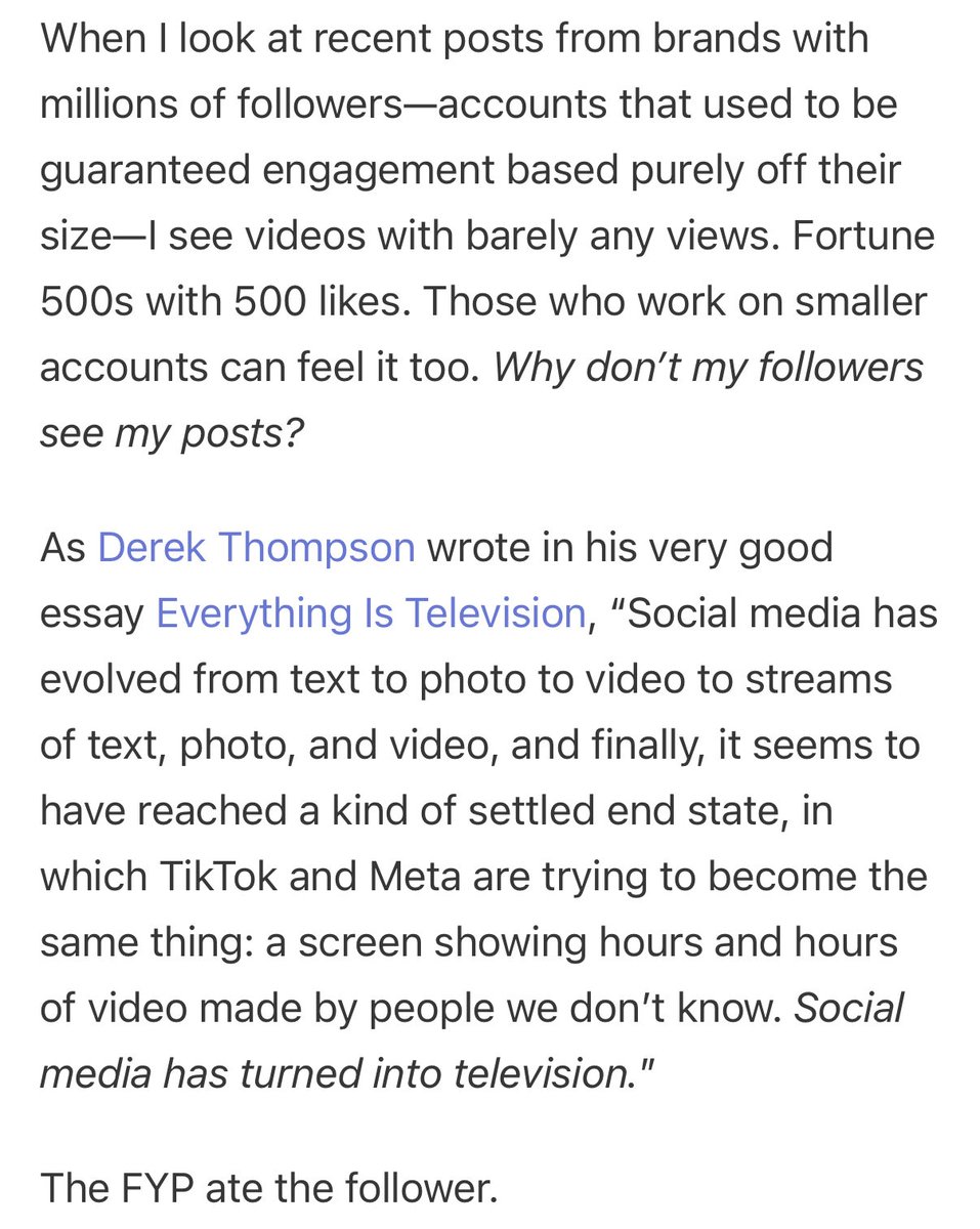 The FYP ate the follower