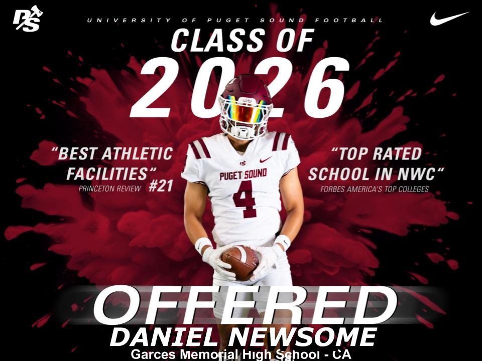 DanielNewsome23's tweet image. After an amazing visit and great conversations with @LOGGER_LBCOACH, @jeffthomas4, and @CoachCarskie, I am truly greatful and blessed to recive an offer from the University of Pudget Sound! AGTG!! #gologgers 
@dthedeacon