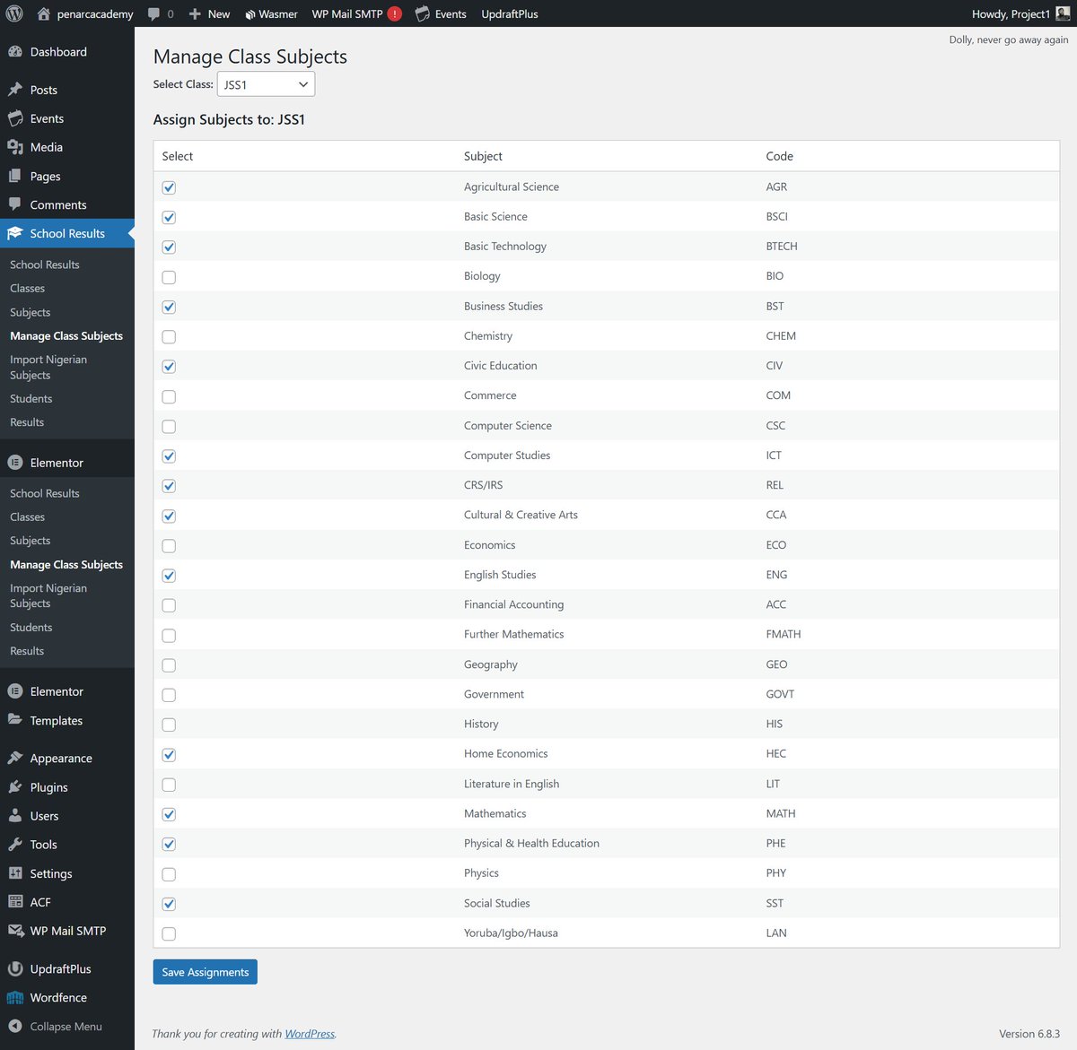 thethinkingD's tweet image. I couldn&apos;t find the exact plugin I needed to provide the functionalities I wanted, so I had to create a custom plugin to get the job done.

I haven&apos;t built the pages yet, no colors or even settings. I want to set up the portal first before all that.
WordPress is limitless. 🤌
