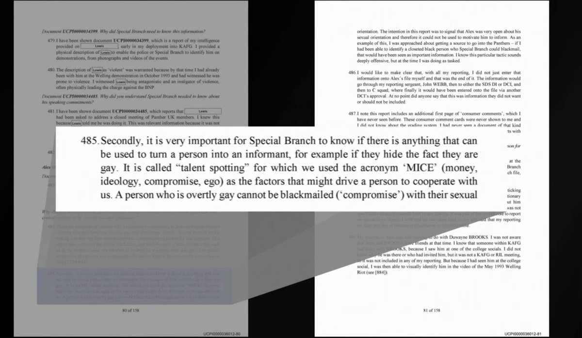 PenderynDic's tweet image. #spycops / Informant