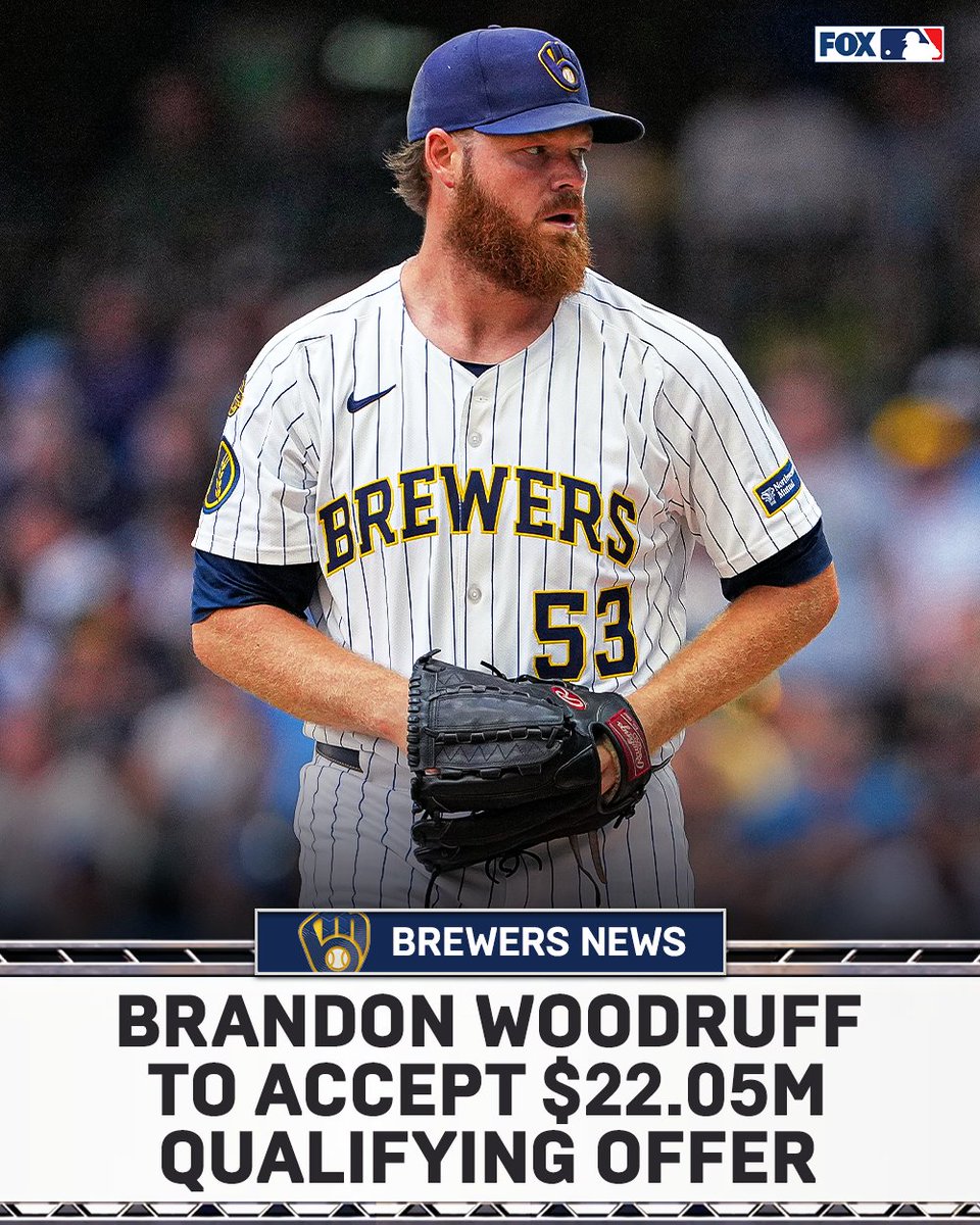 Brandon Woodruff is accepting the qualifying offer from the Brewers, per multiple reports
