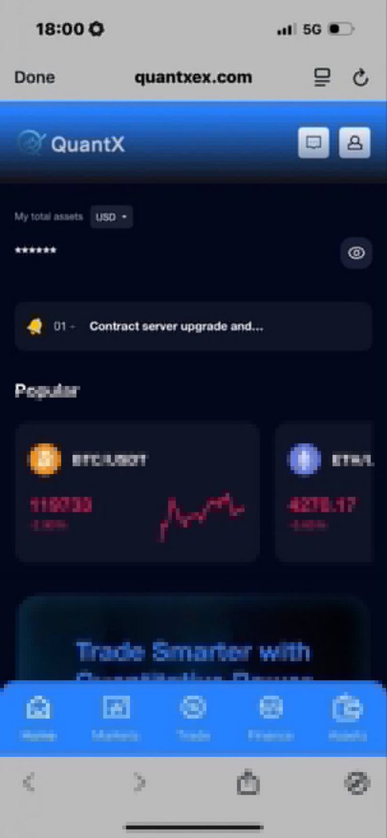 poshlit's tweet image. ⚠️ ,,,,,,,,, WARNING: Users report that #Quantxex #gateexwebs are blocking withdrawals, restricting access to funds—a serious red flag.
🚫 Avoid making any further deposits.
📩 DM me to start recovery assistance.