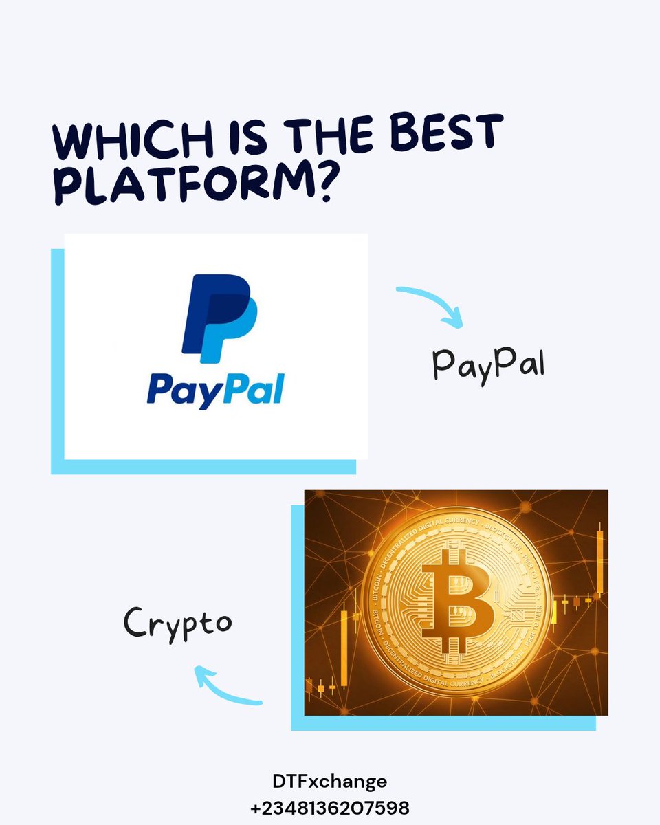 Which is the best platform for international money exchange:

PayPal or Crypto?