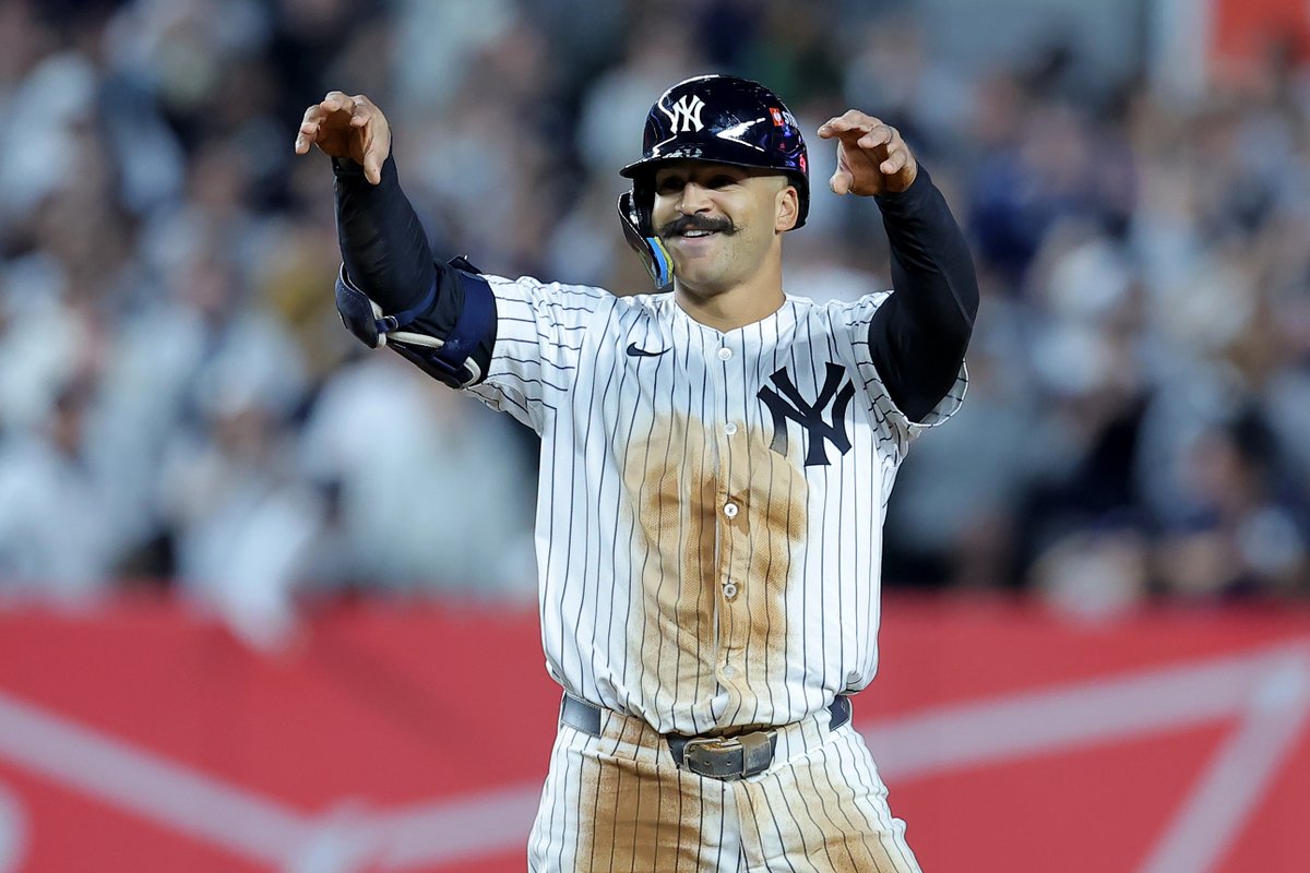 FiresideYankees's tweet photo. Trent Grisham has ACCEPTED the $22 million qualifying offer with the Yankees and will return to the team in 2026.

Welcome back!🔥

#Yankees https://t.co/tinq4OwzHb