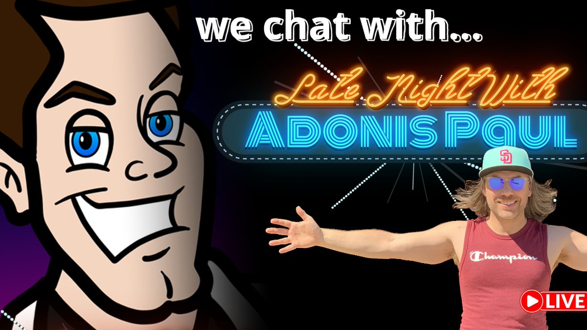 talking creativity with Adonis Paul youtube.com/live/075RW3lZJ…

3p pst, 6p est LFGGGG