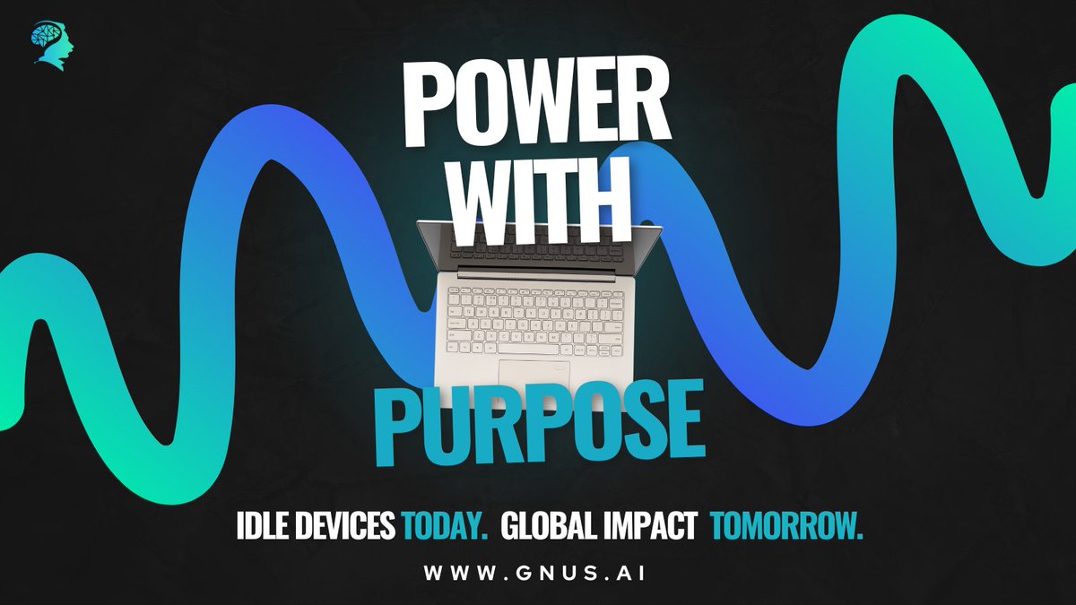 GnusAi's tweet image. Your unused device power isn’t wasted.  
With $GNUS, it becomes real world impact!
From laptops and consoles, to mobiles.  
Every idle GPU can help fuel the AI workloads that shape tomorrow.

This is compute with purpose. 
#GNUS #DePIN #AI #Impact