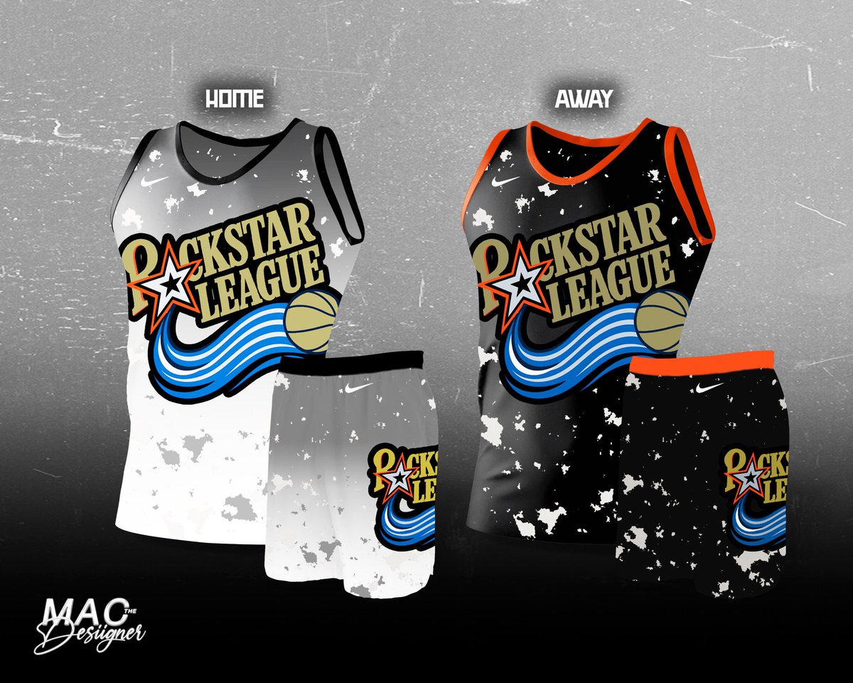 ROCKSTARPROAM's tweet image. Introducing new court and uniforms 🎸💫

@HOFLeague2K @DUNKLeague2K @WGBLeagues @2KClubhouse @WRProAmLeague @iNetworkSports