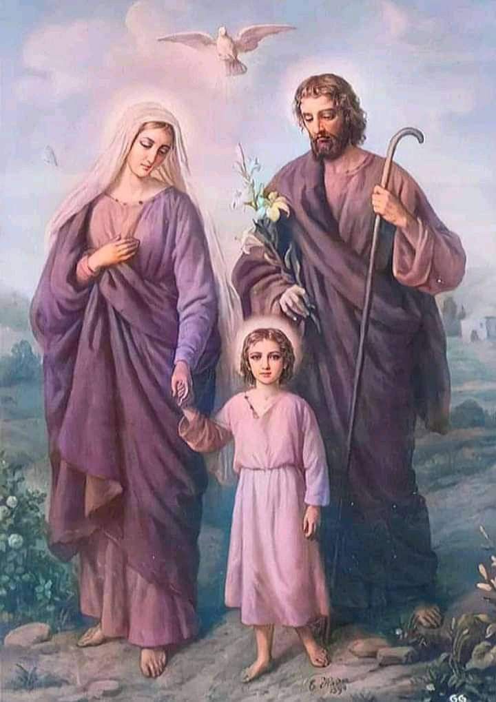 SkyVirginSon's tweet image. Holy Family, Protect Families From Demons.