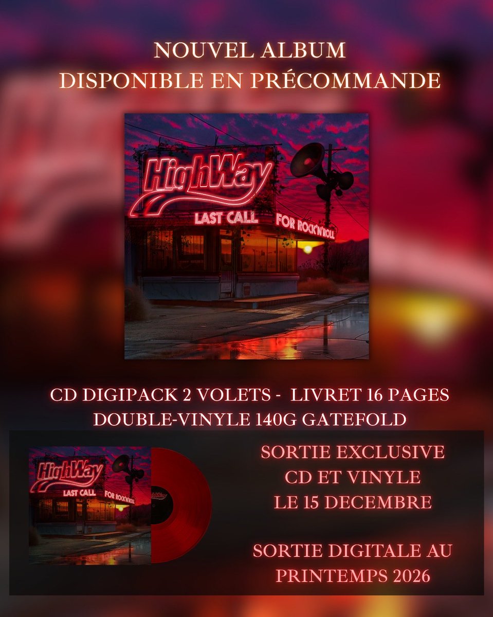 OnlyHighway's tweet image. 🔥💣 LAST CALL FOR ROCK’N’ROLL 💣🔥

Pre-order our new album right here, right now. Available on CD &amp;amp; Double Vinyl. 

Shipping worldwide 

💿 highwayshop.sumupstore.com

#newalbum #lastcallforrnr #newsongs #hardrock #rockmusic #HighWay #preorder
