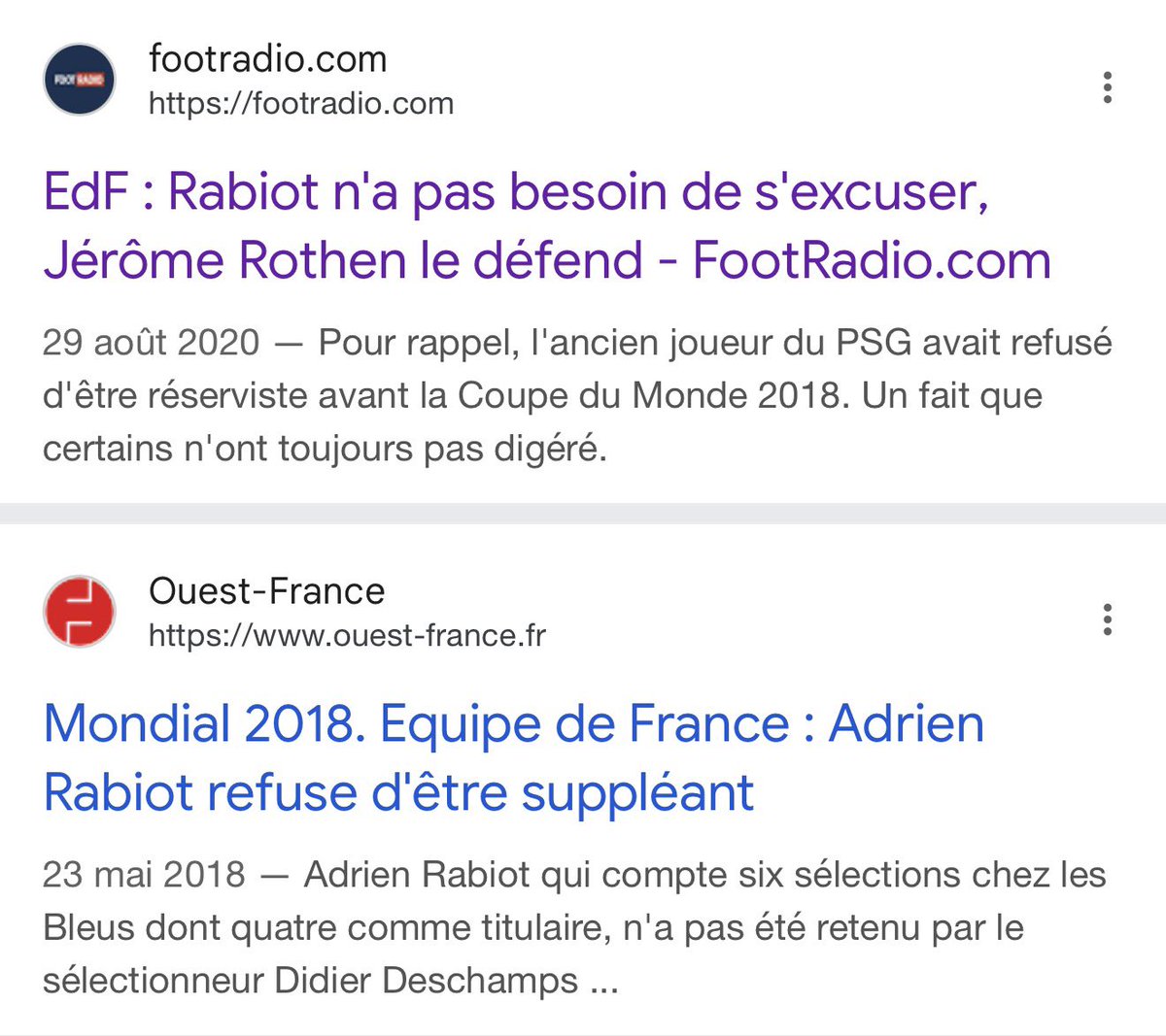 *Rabiot fait savoir qu’il refuse une sélection en équipe de France (réserviste certes, mais refuse quand même* : 

Il n’a pas besoin de s’excuser 💋👸, Il a le droit à une seconde chance 🫦😻💅🏻 

*Cherki tente un coup de foulard et une virgule* : 

A-t-il l’amour du maillot ?