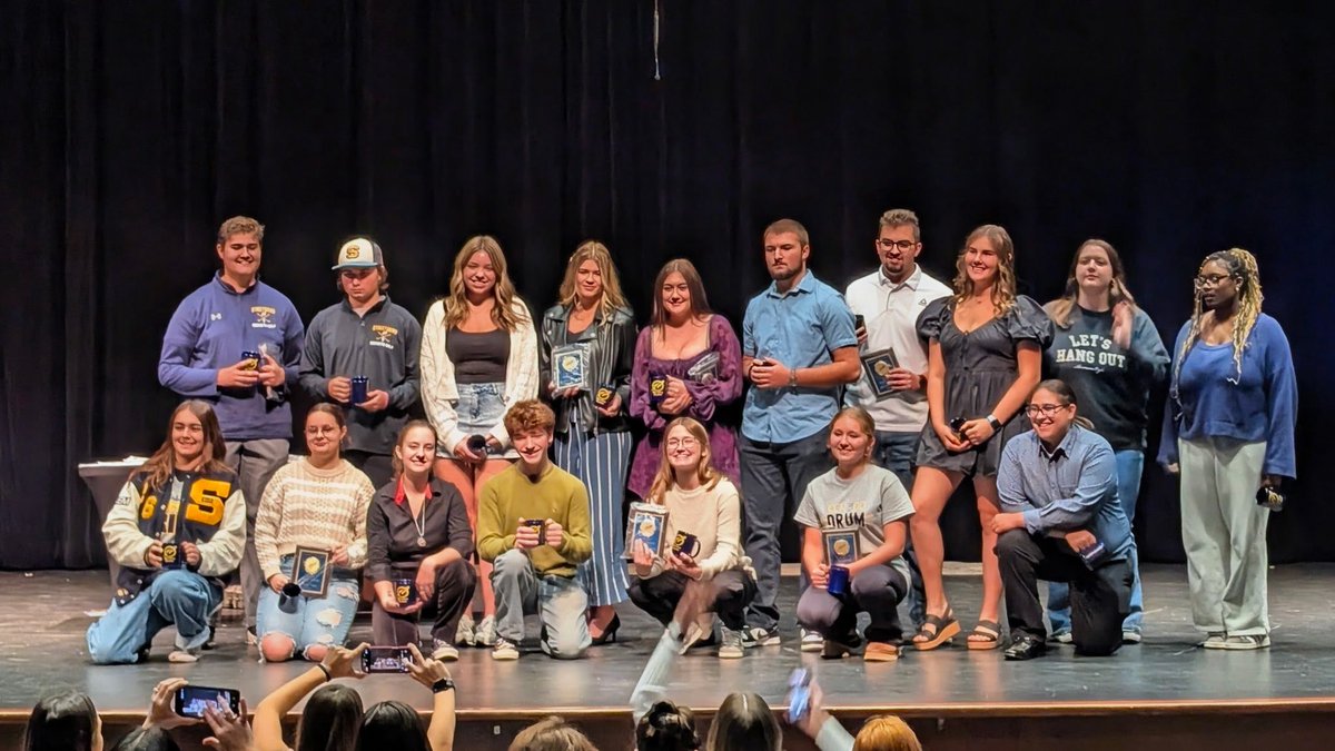 Wonderful celebration of our SHS Marching Rockets last night!