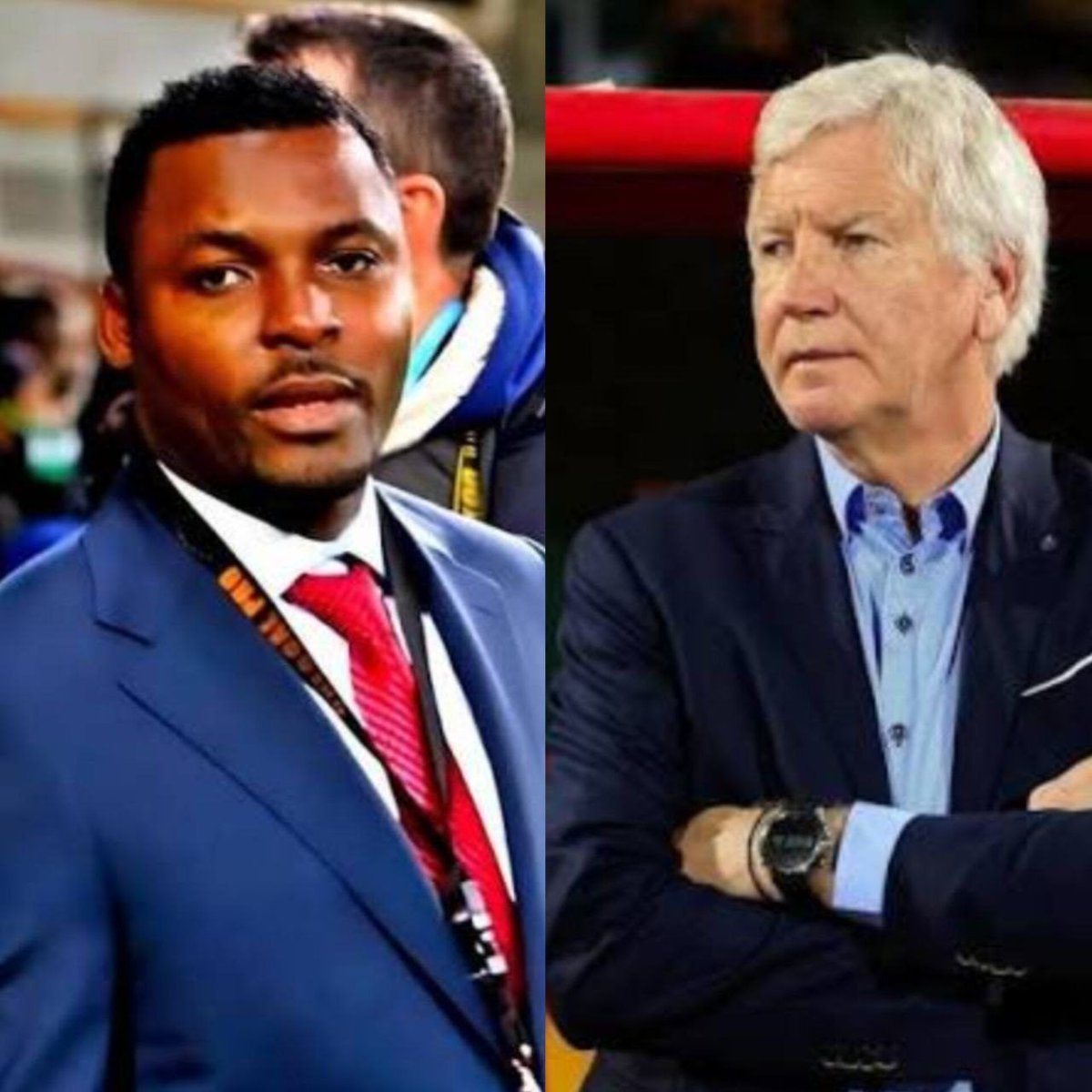 MimiMefoInfo's tweet photo. Controversy continues to surround Indomitable Lions coach Marc Brys as his former agent, Clément Pascal Samuel Eboué, claims the Belgian owes him “hundreds of millions” CFA francs in unpaid commissions. Eboué alleges Brys used deception to avoid payment and has filed a formal complaint, citing fraud, breach of trust, and defamation — with what he says is written and audio proof.
This dispute adds another layer to the tensions that have defined Brys’ time in Cameroon, from clashes with FECAFOOT and the Ministry of Sports to issues over unpaid salaries. While the national team has struggled with performance and cohesion, the off-field instability has only grown.
If confirmed, Eboué’s allegations could escalate into serious legal consequences, both in Cameroon and internationally, and further damage relations within Cameroonian football. Fans and analysts fear these mounting crises could affect the Indomitable Lions’ preparations for upcoming competitions.
Read more: https://t.co/Sv5J1QJ2TR