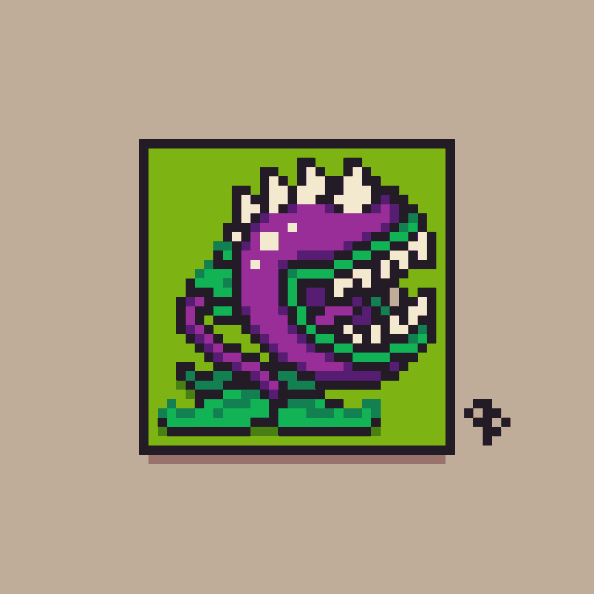 PvZ - Chomper
#pixelart #plantsvszombies