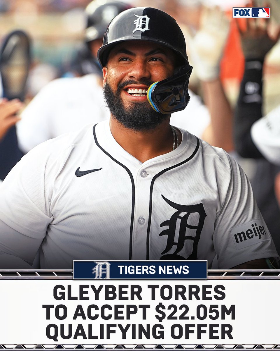 Gleyber Torres is accepting the qualifying offer from the Tigers, per multiple reports 