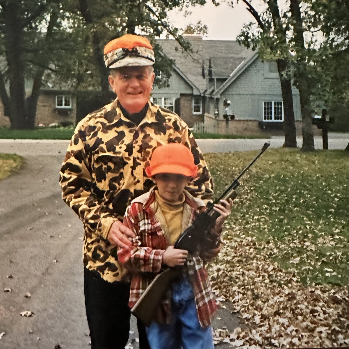 KeepMainThing's tweet image. Taking grandson Spencer &quot;hunting&quot; in the back yard with the trusty BB gun. 

#ChristianPodcast #Hunting #Grandson #PastorLee #LelandEvenson