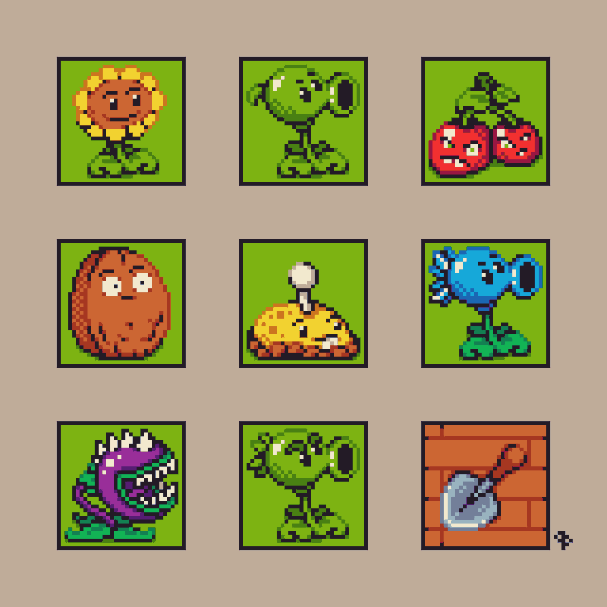 Pvz - Day Plants
#pixelart #plantsvszombies