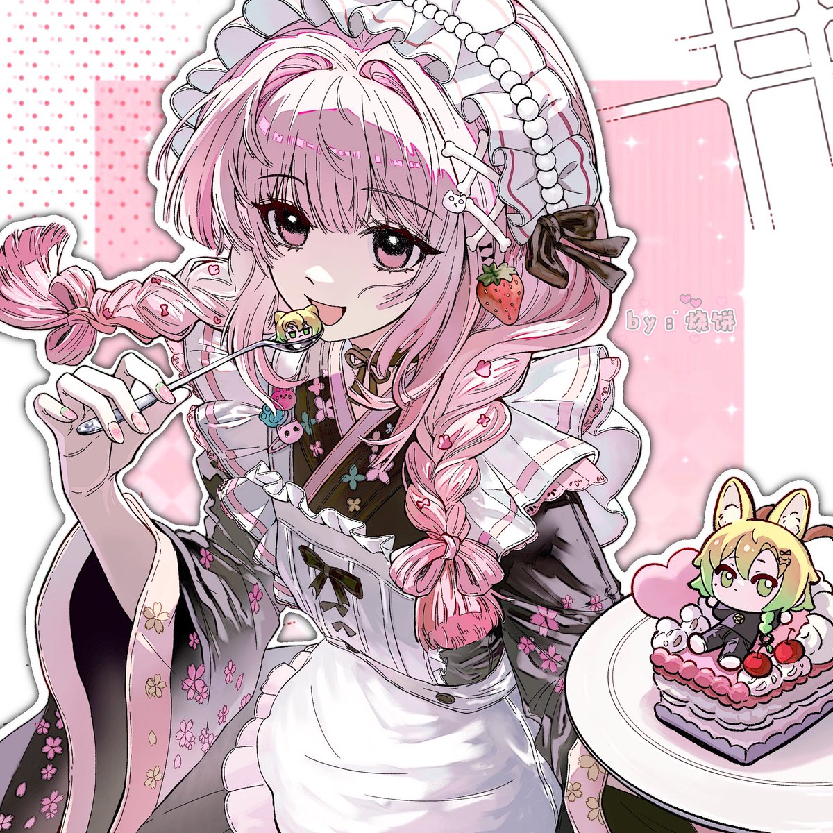 Angelaaaaaa2333's tweet image. hi everyone 🫶
I want to join Vgen🥺here’s some of my artwork ovo!
If could 🥹please send me a #VGenCode ? Thank you soooooo much!!!😭