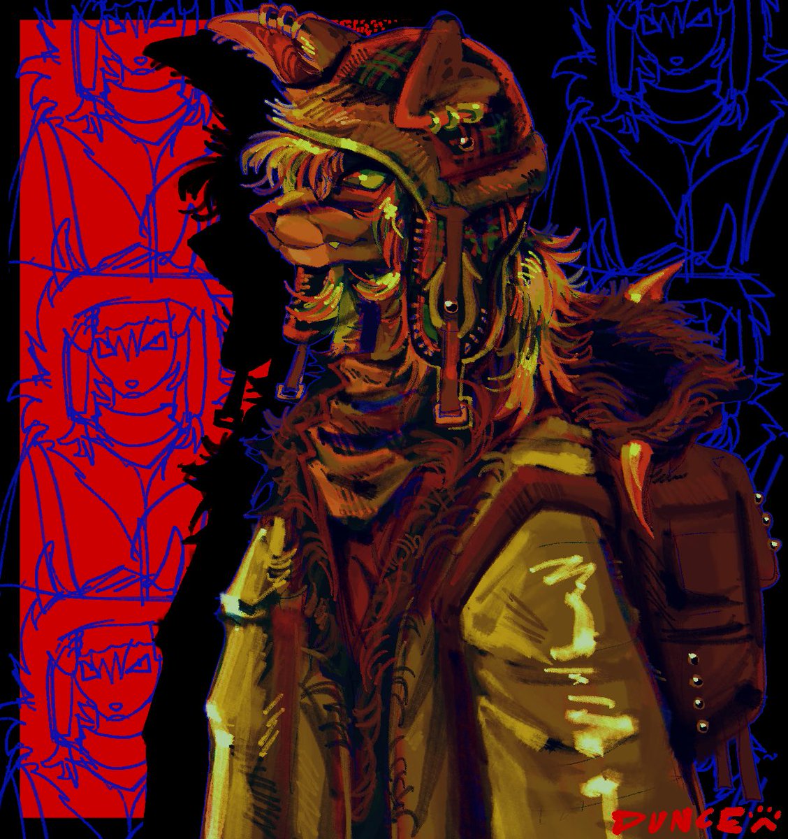 DUNCEDOGS's tweet image. weird painting thing