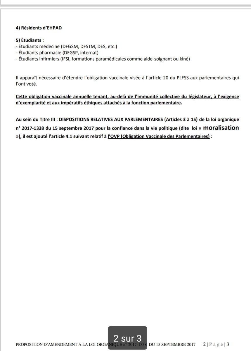 ErikLoridan's tweet image. SAUVONS NOS PARLEMENTAIRES, VACCINONS ANNUELLEMENT CEUX QUI ESTIMENT L’OBLIGATION NÉCESSAIRE POUR LES SOIGNANTS ! 😁

&quot;Sous peine de résiliation immédiate de leur mandat de député ou sénateur&quot;. 

Faites circuler ! Sinon qui prendrait soin d’eux ? 😄